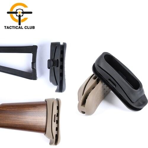 Airsoft Tactical Shockproof Rubber AK74 Stock Pad AK47 AK74U SVD Recoil BUTT Stock Pad Rifle Weapon Gun Accessories