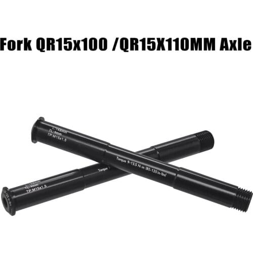 MTB fork QR15x100 QR15X110MM Thru Axle Lever Accessories for ROCKSHOX 38g, 15x100 QR15 15*100