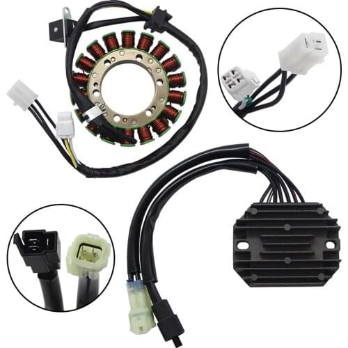 Motorcycle Voltage Regulator Rectifier+Magneto Stator Coil For Arctic Cat ATV 375 AUTO TBX 400 Automatic Manual 3430-053 3402682