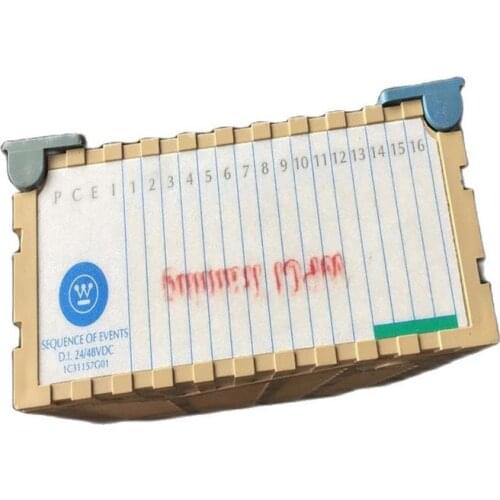 Westinghouse Emerson Ovation 1C31157G01 Sequence of Events PLC Module