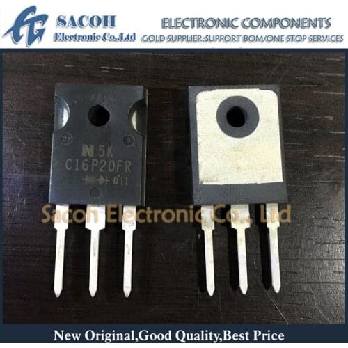 Free Shipping 10Pcs C16P20FR C16P30FR C16P40FR TO-247 16A 200V/300V/400V Anode Common Ultra Fast Recovery Diode