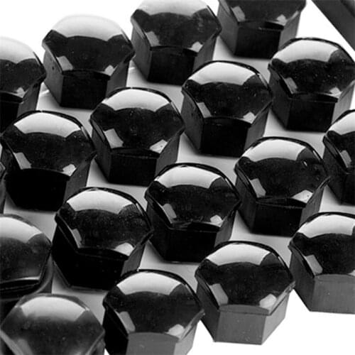 17mm 20 Pcs Car Wheel Nut Caps Protection Covers Caps Anti-Rust Auto Hub Screw Cover Car Tyre Nut Bolt Exterior Decoration
