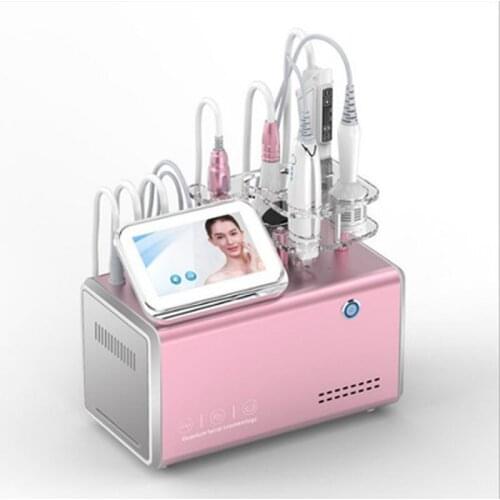 2021 Top 5 in 1 beauty facial cooling skin tightening ems clip face lifting facial massage machine