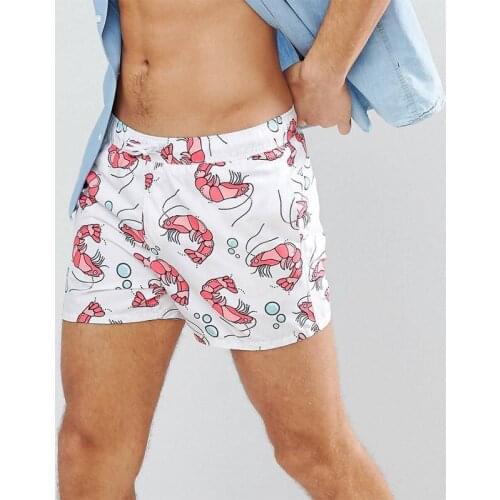 2021 quick dry men beach short breathable couple shorts sexy swim bikini leisure loose hawaii print swimwear male surf swimsuits