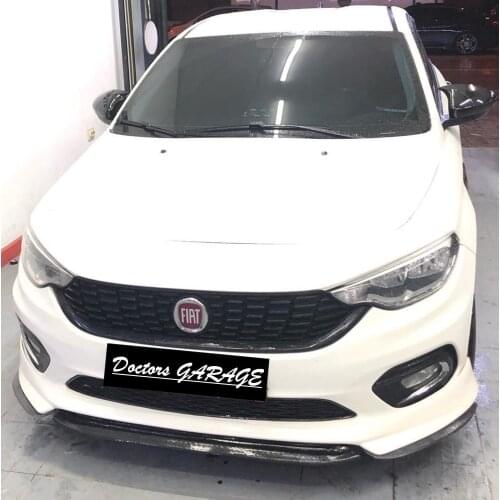 For Fiat Egea Bat Mirror Cover 2015 2016 2017 2018 2019 Glossy Black Wing Case Covers Body Kit Rearview Auto Car