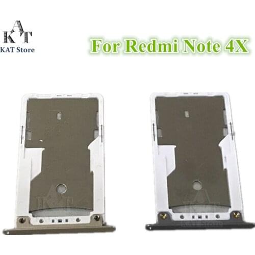 1 Piece For Redmi Note 4X SIM Card Tray Micro SD Card Slot Holder Adapter for Xiaomi Redmi Note 4X Replacement Parts