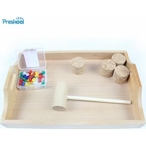 Baby Toy Montessori Daily Life Beating Nails Educational Early Childhood Education Preschool Training Kids Brinquedos Juguetes