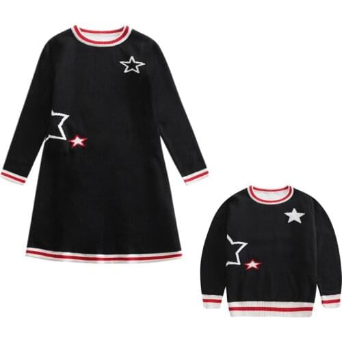 Kids Knitting Dresses Child Sweaters Boys Knitwear Jumper Children Girl Pullover Sweater Dress Outfits Jumper Christmas Clothes