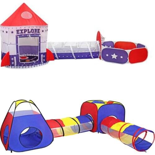 Kids Play House Indoor Outdoor Ocean Ball Pool Pit Game Tent Play Hut Easy Folding Girls Garden Kids Children Toy Dropshipping