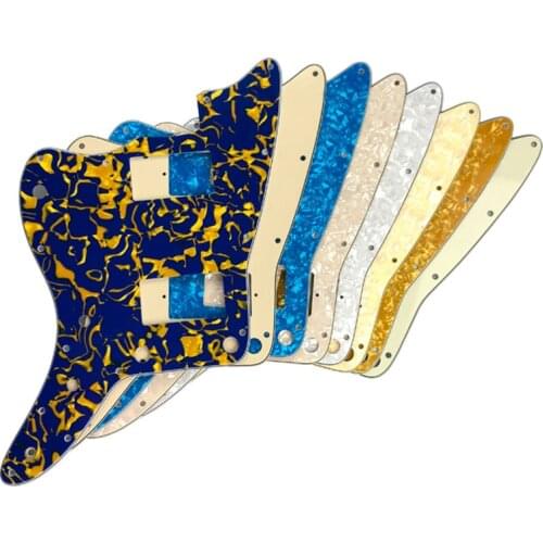 For Left Handed US 13 Hole Screws Jazzmaster Electric Guitar Pickguard With PAF Humbucker Pickups Replacement No Upper Controls