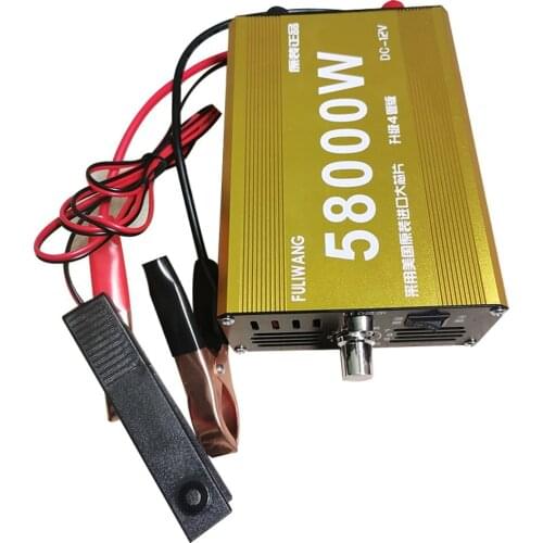 4 Tubes 5800W DC12V Electric Ultrasonic Inverter Electro High Power Inverter smart pulse Waterproof Short-circuit protection