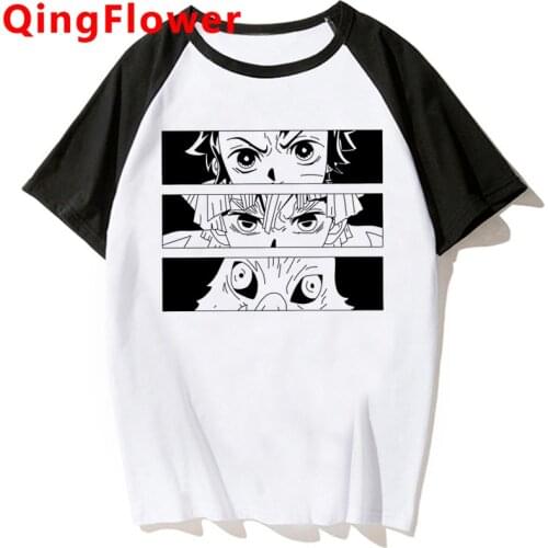 Demon Slayer Tanjirou Kamado Kawaii T Shirt Men Kimetsu No Yaiba Cute Nezuko T-shirt Rengoku Funny Tshirt Graphic Top Tees Male