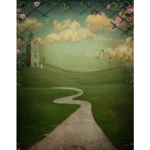 LIFE MAGIC BOX Backdrops For Photography Studio Prairie Path Superhero Vinyl Foto Background S-2327