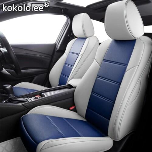 Kokololee Custom Leather car seat cover set For LAND ROVER Discovery Freelander Range Rover Evoque Range Rover sport seat cars