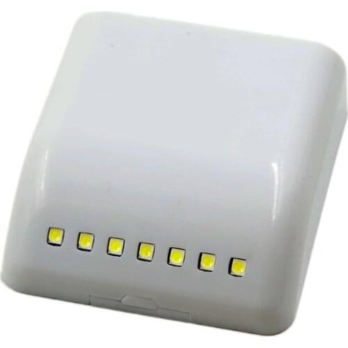 PIR Motion Sensor Night Lamp Battery Powered Intelligent LED Night Light 7 LED for Wardrobe Drawer Cabinets Bedroom