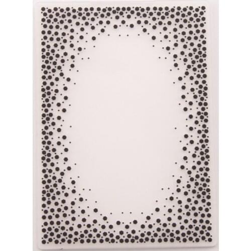 Plastic Embossing Folder for Scrapbook DIY Album Card Tool Plastic Template Folders EM085