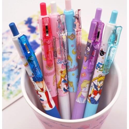 Sailor moon Ballpoint Pen Ball Point Pen Stationery gel pen black Refill