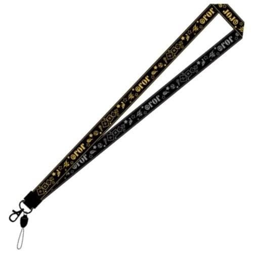 JoJos Bizarre Adventure Golden Wind Passione Gangs Cosplay Neck Hanging Lanyard Mobile Phone Strap