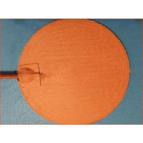 Rotondo del silicone riscaldatore letto 300mm 3 m adesivo 12 v 270w silicone heater industrial herating flexible heater