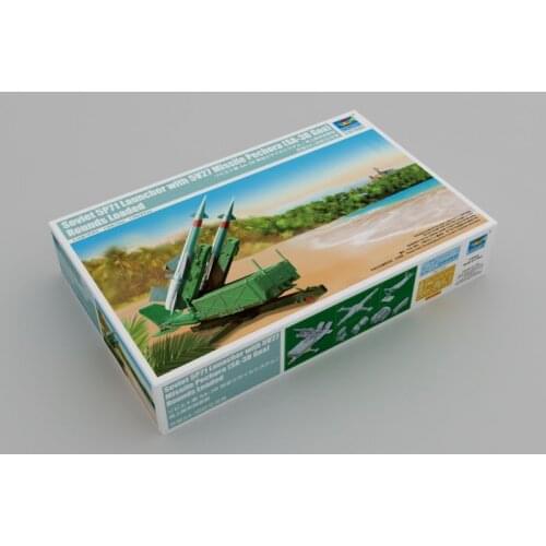 Trumpeter 02353 1/35 Soviet 5P71 Launcher with 5V27 Missile Pechora (SA-3B Goa) Rounds Loaded - Scale Model Kit
