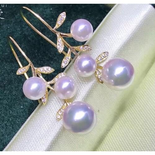 Unique Design 925 Sterling Silver Earrings Findings Mountings Settings Jewelry Parts Fittings for Pearls Coral Jade Agate Stones