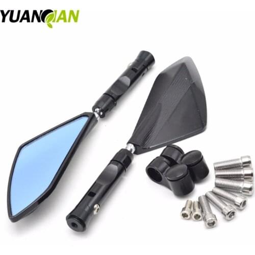 CNC Universal Motorcycle Mirrors Bigger Rearview Side Mirror FOR YAMAHA FZ09 MT-09 tmax Suzuki honda ducati bmw KAWASAKI
