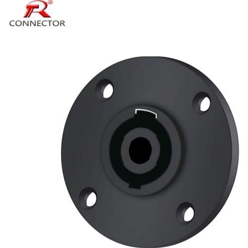 1pc 4 Pin Speak connector Panel Mount, speak female socket for NL4FC/NL4FX speak male plug
