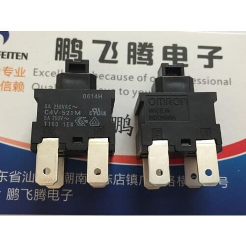 1PCS Japan Omron C4V-521M door with small power switch button touch switch self-reset button 4 feet