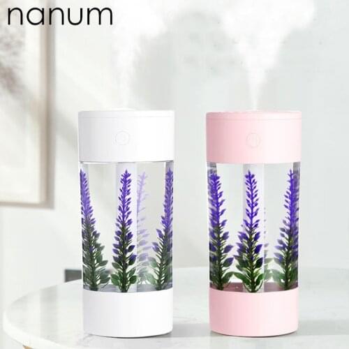 3 in 1 Creative Essential Oil Diffuser Lavender Humidifier With LED Light USB Fan Aromatherapy Fogger Car Air Freshener