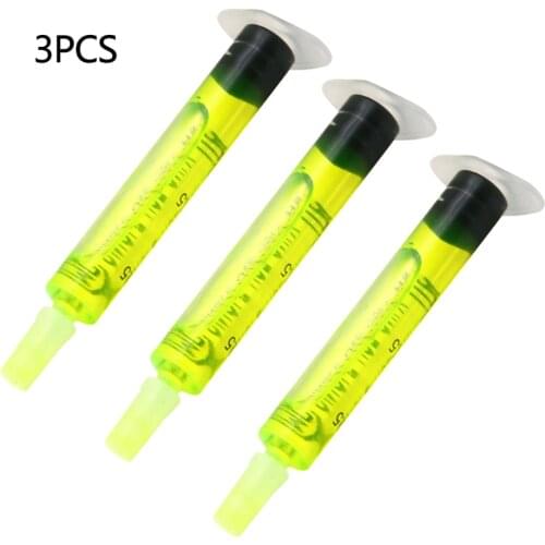 3 x 2.5ml High Concentration R134a R410 R12 Air Conditioning A/C System Leak Test Agent Car Frozen Tracer Oil Air Conditioning