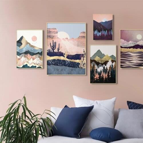 Diamond Painting Japanese Landscape Mountain Sunrise Crane Octopus Diamond Embroidery Poster Wall Art Mosaic Picture Home Decor