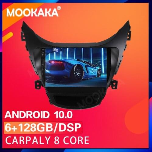 PX6 Android 10.0 128G Car GPS Navigation For Hyundai Elantra 5 2010-2013 Auto Stereo 2din Multimedia Video Player Head Unit DSP