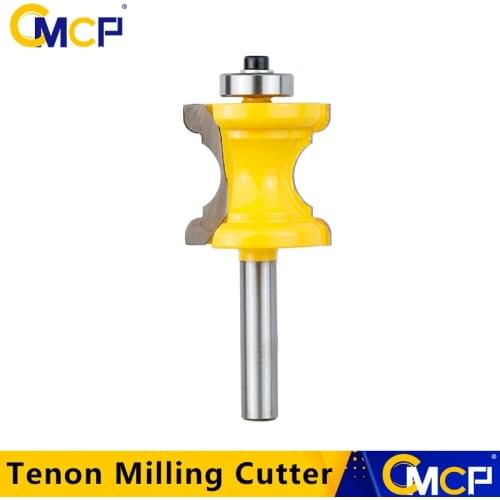 CMCP Tenon Milling Cutter 8mm Shank Bullnose Bead Column Face Molding Router Bit Engraving Wood Milling Cutter