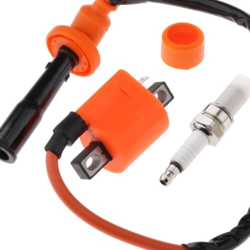 ATV UTV Ignition Coil & Spark Plug Fit For Suzuki LTZ400 Quadsport 03-13