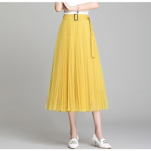 KUANGNAN Pleated Skirt