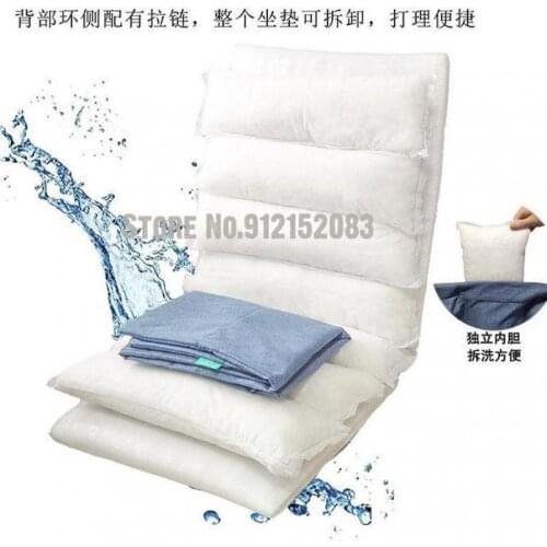 Lazy sofa tatami bed back chair balcony reclining bedroom single bay window small sofa apartment folding chair