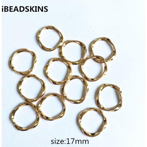 New arrival! 17mm 100pcs/lot gold color zinc alloy annular connector for jewelry DIY ( as shown)#ZN802