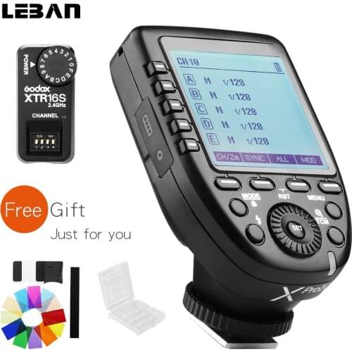 Godox XPro-N Flash Trigger Transmitter with Professional Function Support I-TTL + XTR-16S Receiver for Godox V850 V860N