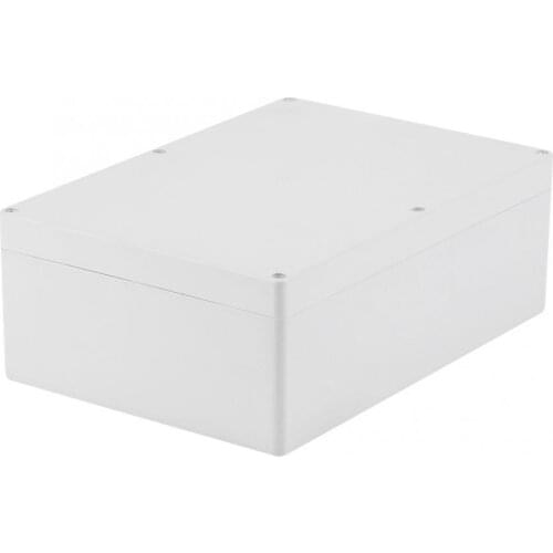 263*185*95mm Water-resistant White Plastic Enclosure Project Case DIY Junction Box Tool