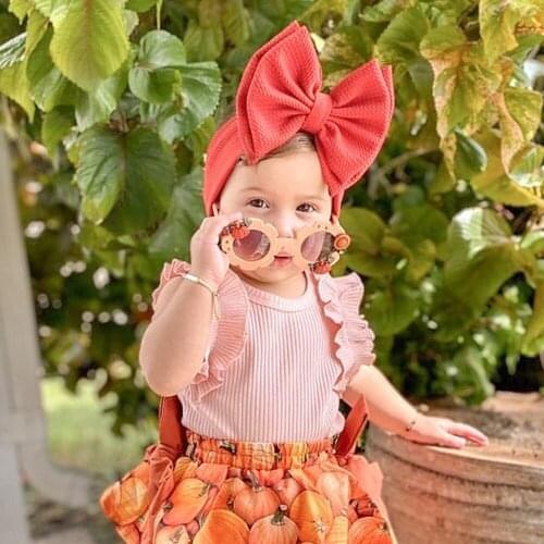 Big Bowknot Baby Girl Headband Multi Color Elastic Headbands Hair Bands For Girls Kids Children Turban Baby Hair Accessories