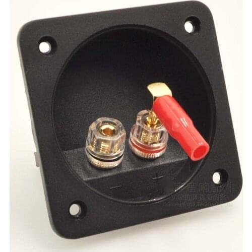 High quality speaker junction box pure copper speaker terminal post hole 68mm audio accessories banana socket 204C