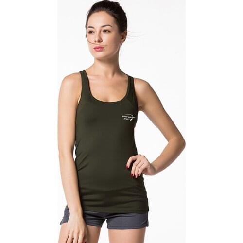 Hot Sale Custom Fitness Women Running Gym Tank Top Sports Vast