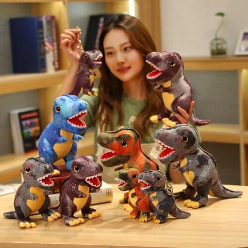 1pc 15/20/26CM Simulation Cute Dinosaur Plush Toys Lovely Animal Tyrannosaurus Dolls Stuffed Soft Toys for Kids Boys Xmas Gift