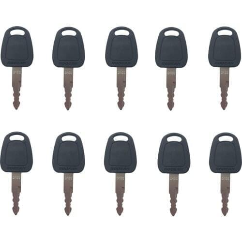 10 PC D100 Key For Deawoo Doosan Excavator Heavy Equipment ELI80-0125 110702-00151