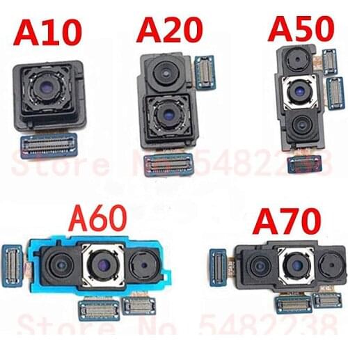 Original Back camera For Samsung Galaxy A10 A105F A20 A205F A30 A305F A40 A405F A50 A505F A60 A6060 A70 A705F Rear Camera Flex