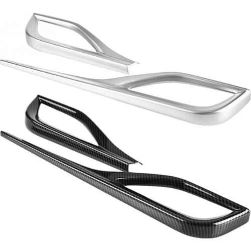 2pcs Car Interior Front Air Vent Outlet Cover Trim for Toyota Yaris VIOS (XP150) 2013 2014 2015 2016 2017 2018 Car Styling New