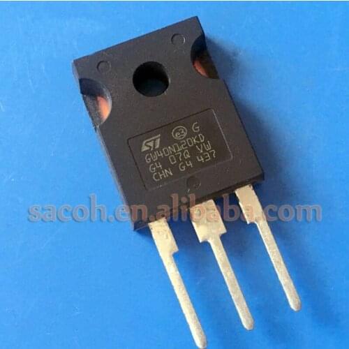 5Pcs STGW40N120KD GW40N120KD or STGW30N120KD GW30N120KD TO-247 40A 1200V N-channel fast IGBT