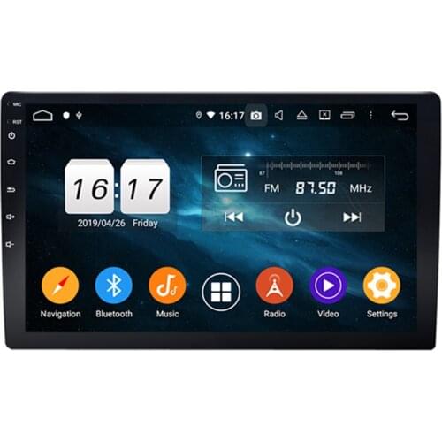 9" Android 9.0 Car Radio 8 Core For Frame universal machine 1024*600 Car Multimedia Player 4+32G Car Stereo PX5 Car Audio 4+64G