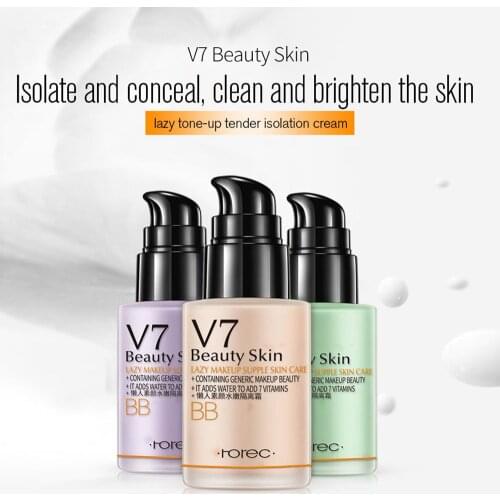 BIOAQUA V7 lazy Lotion BB CC Cream Natural Moisturizing Makeup Concealer foundation Waterproof Cosmetic
