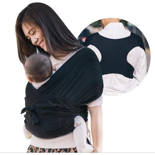 All-in-1 Stretchy Baby Wraps Baby Sling Infant Carrier Nursing Cover Hands Free Baby Wrap Postpartum Belt Great Baby Shower Gift